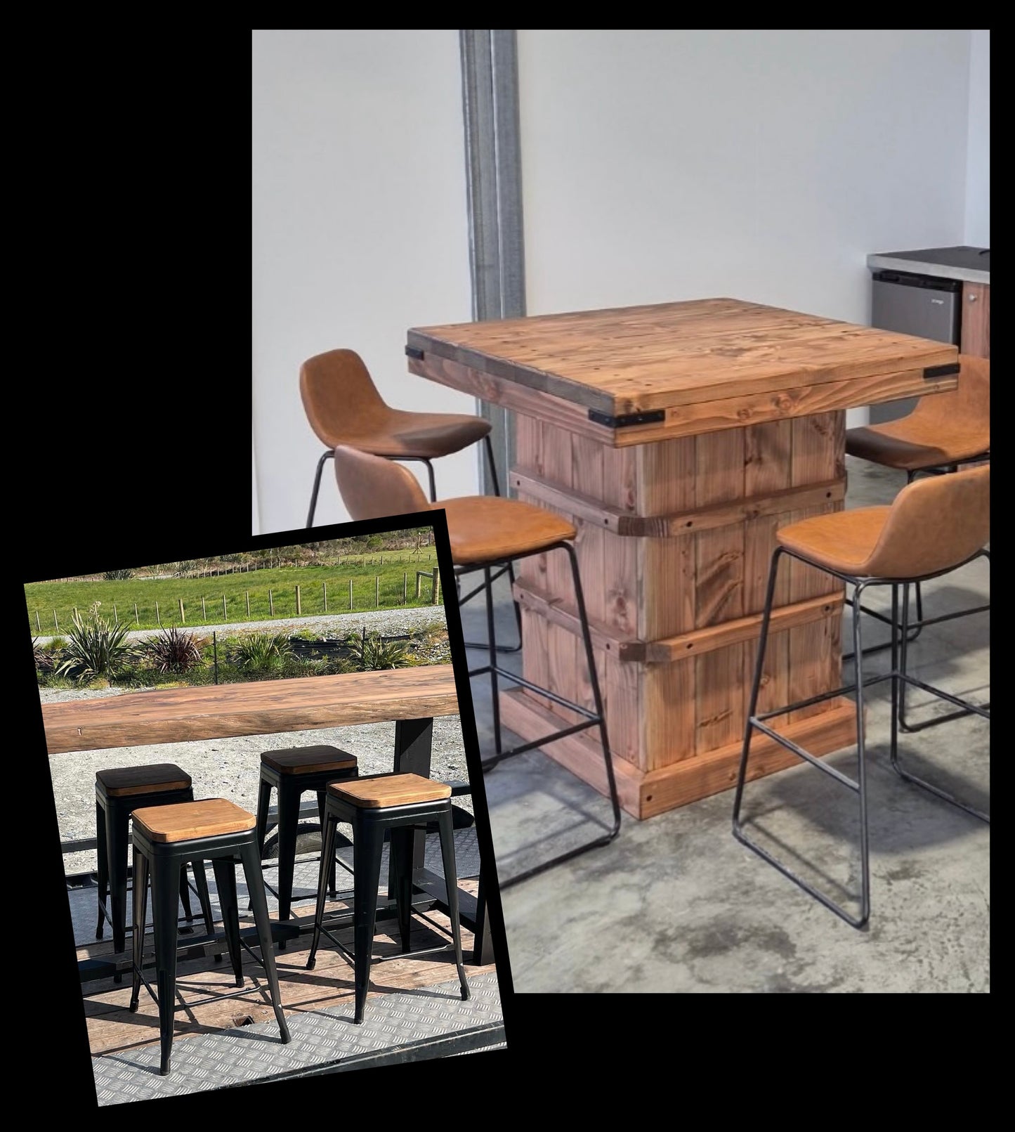 SPECIAL - Chunky Large Woolpress Style Bar Leaner