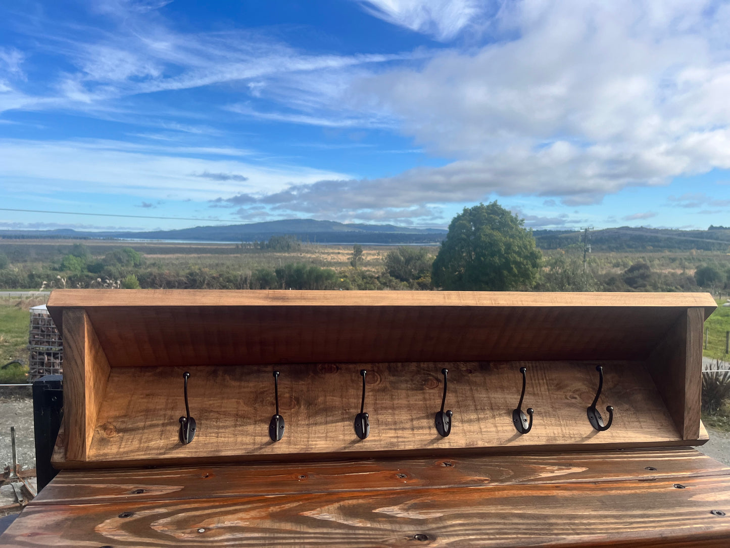 Coat Rack - Macrocarpa