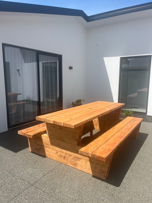 Macrocarpa Table Set