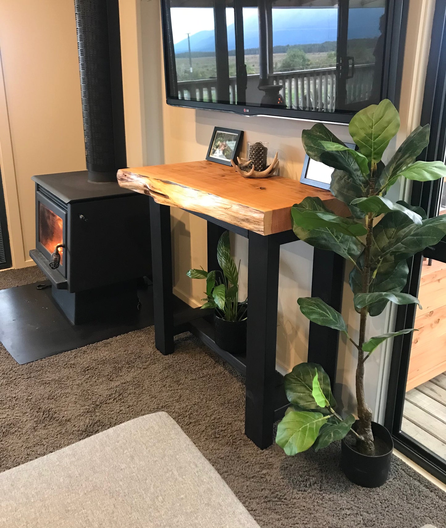 Slab Hall Table