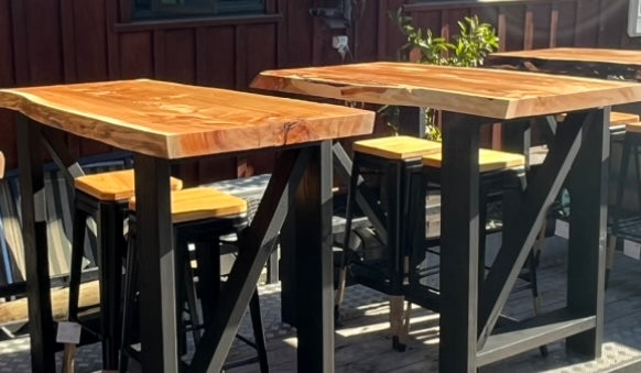 Bar Stool - Macrocarpa Topped